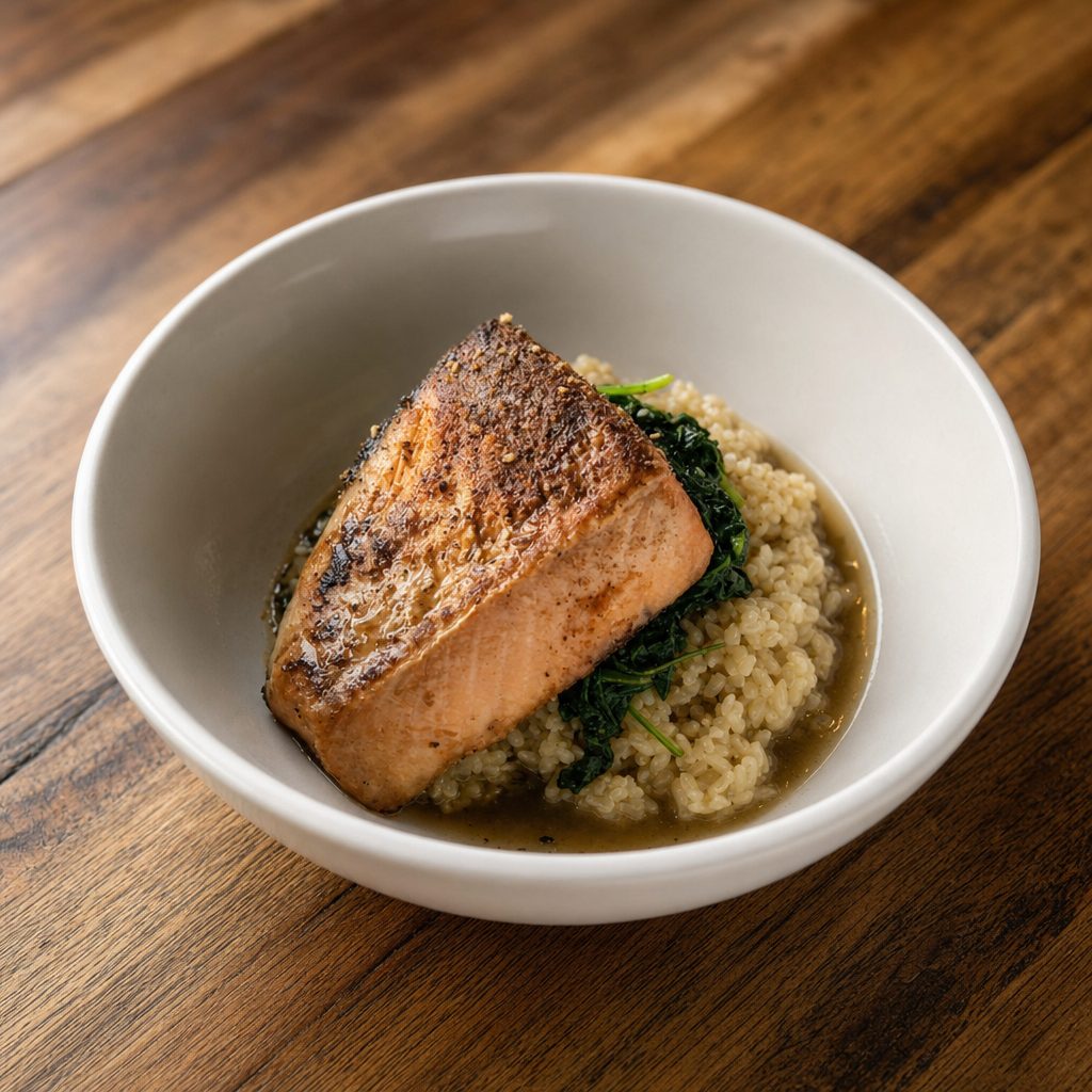 Miso Salmon Bowl.