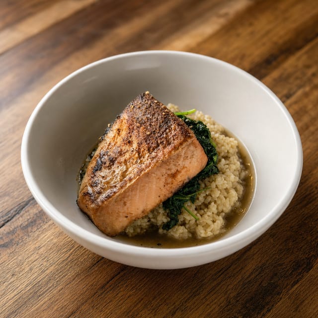 Miso Salmon Bowl.
