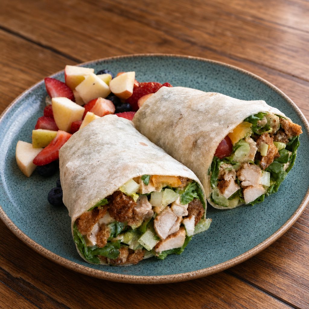 Chicken Caesar Wrap.