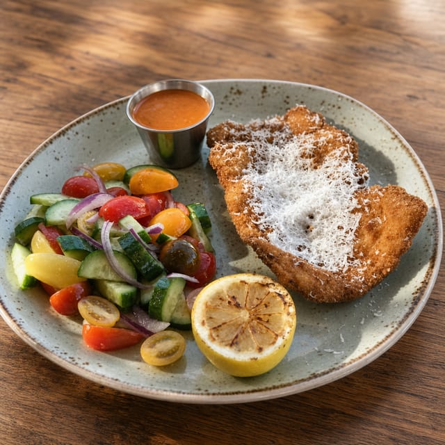 Chicken Schnitzel.