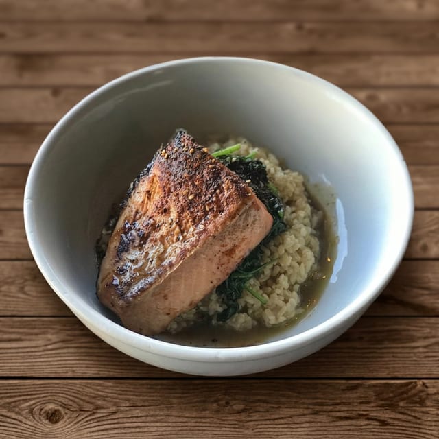 Miso Salmon Bowl.