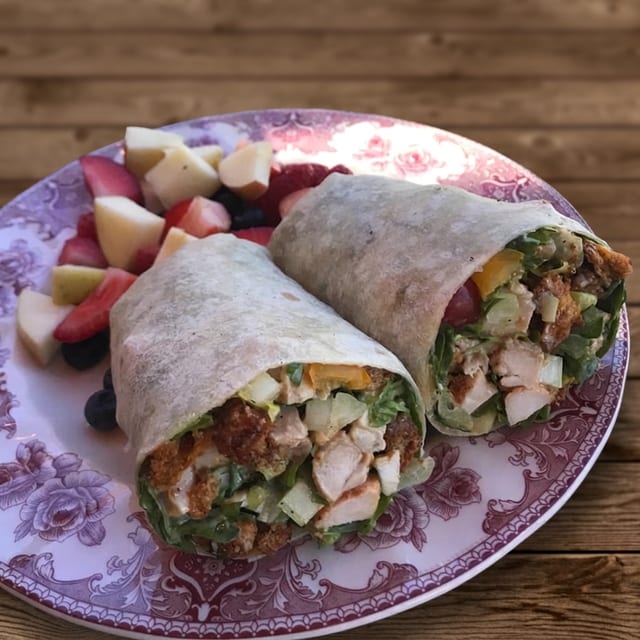 Chicken Caesar Wrap.