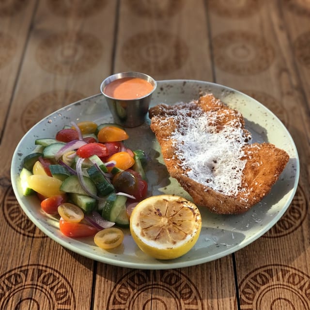 Chicken Schnitzel.