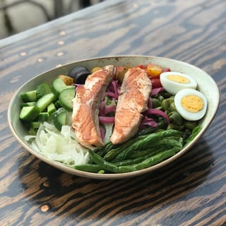 Salmon Nicoise Salad